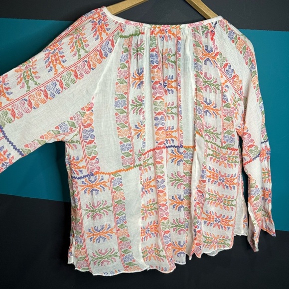 Multicolor Bohemian Women's Top - Picture 6 of 10